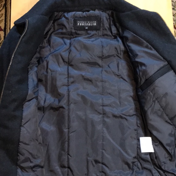 Perry Ellis Portfolio M Black Jacket - Picture 5 of 6